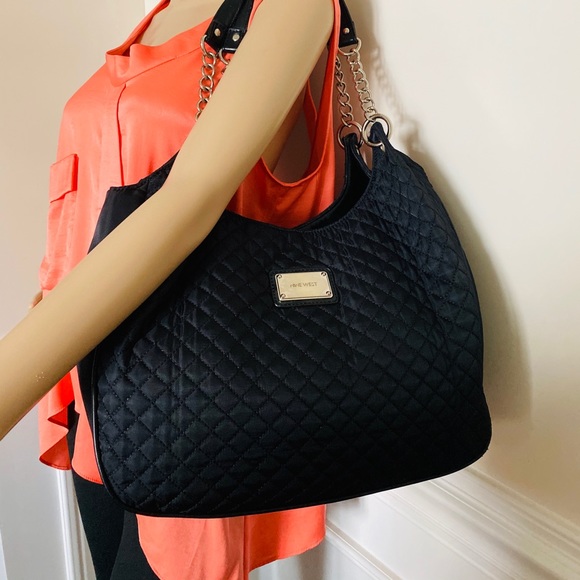Nine West Black Quilted Purse - Picture 3 of 3